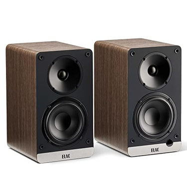 ELAC Kompakt Lautsprecher Debut ConneX DCB41, Boxen für Audiowiedergabe via HDMI, USB, Phono & Bluetooth, exzellenter Klang & hochwertiges Design, 1 Aktivlautsprecher-Set, Nussbaum im Sale